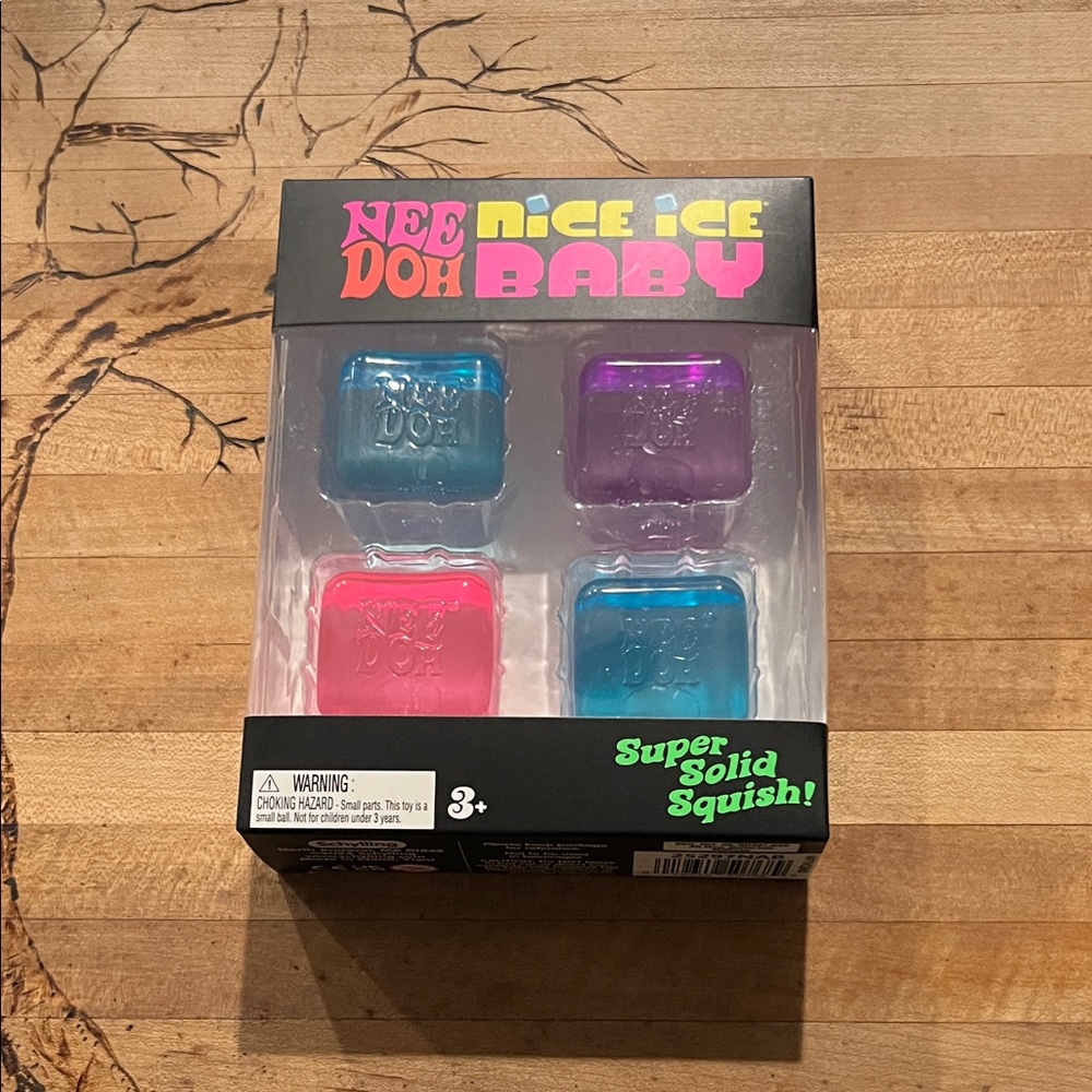 New Doh Nice Ice Baby Squish Set - Blue, Purple, Pink
